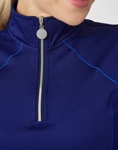 Vêtements d'équitation pour femmes à manches longues, prix bas, fabricants de vêtements d'équitation, t-shirt de base à haute élasticité pour l'équitation pour femmes - Product Image 4