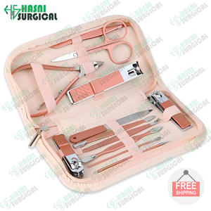 Nuevo profesional 15PCs Nail Clipper Kit Manicura Pedicura Set con herramientas de cuidado de uñas de acero inoxidable CE ISO Apperoved - Product Image 3