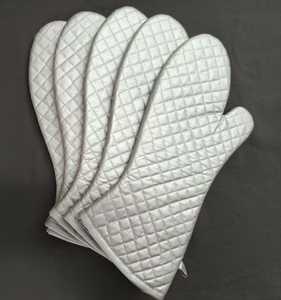 100% Cotton Wholesale Machine Washable <b>Oven</b> Mitten Sustainable Comfortable Safety Ecofriendly Reusable Modern Wholesale In India - Product Image 6