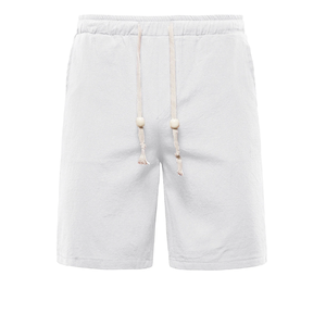 2026 Summer <b>Men's</b> Sport <b>Three</b>-<b>Quarter</b> Beach Casual <b>Shorts</b> 100% Cotton Eco-Friendly Breathable High Waist Drawstring Closure - Product Image 3