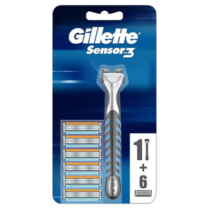 Lames de rasoir Gillette Sensor3, 8 unités, gel confort, rasage du visage, épilation du corps - Product Image 1
