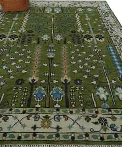 พรมถักปมขนสัตว์งานทำมือคุณภาพสูงใหม่ผ้าปูสำหรับห้องนั่งเล่นและห้องนอน - Product Image 4