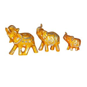 Estatua de Ciervo Texturizada en Oro y Plata de Primera Calidad con Acabado Metálico Artístico, Escultura Decorativa de Vida Silvestre para el Hogar, Oficina, Escritorio o Estante - Product Image 6