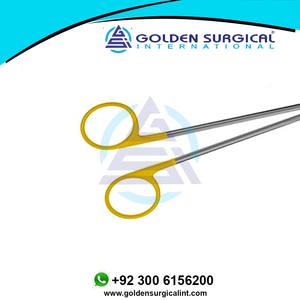 Tijeras De-Bakey TC Instrumentos de disección de arteriotomía de eje largo Tijeras vasculares para operaciones y uso clínico - Product Image 4