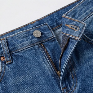 Jeans de Mezclilla Elásticos de Pierna Ancha y Cintura Alta para Mujer, Casuales, con Bolsillos, Ligeros, Nueva Moda, Calidad Premium, Estilo Urbano - Product Image 4