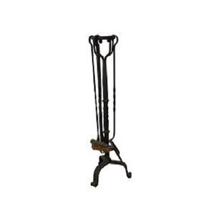 Modern 186-Piece Iron Fireplace Tool Set Latest Designer Corner <b>Holder</b> for Rustic Outdoor Fire Pit Stand Villas Coal Fireplaces - Product Image 1