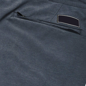 Pantalones cortos de golf de verano para hombre, lona transpirable de secado rápido, cintura media sólida con cremallera Fly para deportes al aire libre y recreación - Product Image 5