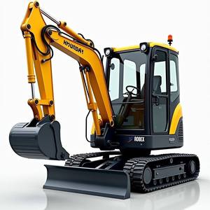 Machine d'excavatrice de chantier de construction 1.8 tonnes moteurs diesel hydrauliques d'excavatrices de chenille de 2 tonnes et basse consommation de carburant - Product Image 3