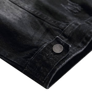 Offre Spéciale veste en jean sur mesure concevez votre propre veste en jean pour hommes veste d'hiver en jean coupe-vent pour hommes - Product Image 4