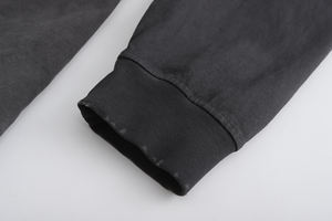 T-shirt personnalisé pour homme 100% coton à manches longues, logo vintage personnalisé, t-shirt délavé surdimensionné - Product Image 5