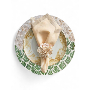 Natural Mother of Pearl <b>Placemats</b> <b>for</b> Everyday <b>Table</b> Display and Simple Home Styling From Vietnam - Product Image 2