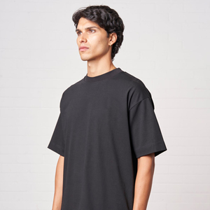 <b>100</b>% Cotton Oversized T-<b>Shirt</b> O-Neck Short Sleeve Solid Color Casual Drop Shoulder ACid Wash Custom Logo T-<b>Shirt</b> - Product Image 5