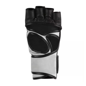 ถุงมือชกมวย MMA แบบมวยไทยถุงมือหนังน้ำหนักเบาครึ่งนิ้ว - Product Image 5