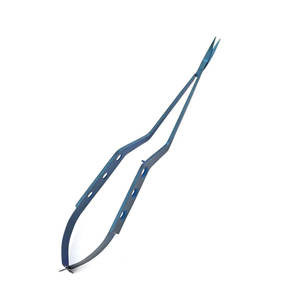 Tijeras Microquirúrgicas Yasargil Reutilizables de Calidad Premium, Tipo Bayoneta, para Cirugía General, Instrumento Manual de Acero Inoxidable Alemán, Set con Certificación CE Clase I - Product Image 2