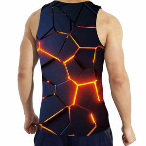 Débardeur Homme Oversize en Maille Respirante à Séchage Rapide pour le Fitness – Style Urbain Haute Qualité Sur Mesure - Product Image 6