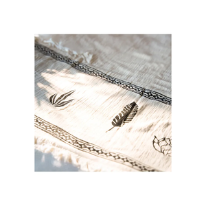 Toalla de Playa Pestemal de Muselina 100% Algodón, Secado Rápido, 100x200cm, Ligera, con Diseño de Hojas, para Deportes - Product Image 3