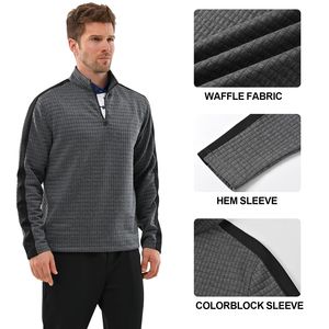 Nouveaux sweats à capuche pour hommes personnalisés, en jacquard à carreaux, manches longues, cordon de serrage, style hipster, décontractés, avec poches - Product Image 3