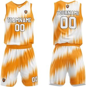 Maillot d'entraînement de basketball réversible vierge à sublimation, col en V, sans manches, gilet d'équipe - Product Image 6