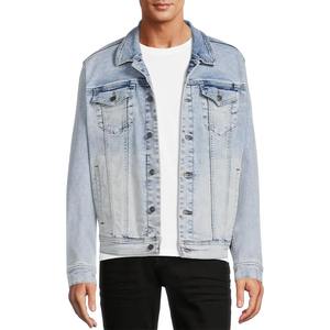 Veste en jean respirante pour homme, de bonne qualité, à prix raisonnable, avec impression de logo personnalisée, veste en jean pour homme - Product Image 1