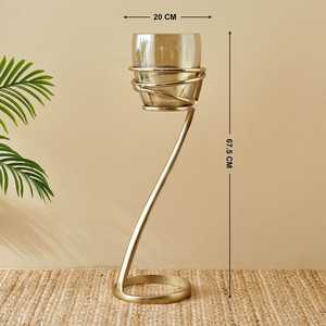 Modern Minimalist Gold Luxury Candle Holder Metal <b>Pillar</b> Stand for Wedding Decorative Candlesticks Candle <b>Lighting</b> - Product Image 3