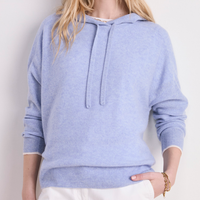 Pull en cachemire classique confortable et décontracté pour femme, en laine mérinos, avec capuche, vente en gros