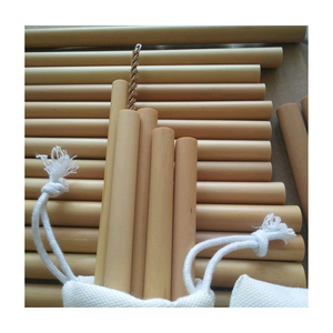 Pajitas de bambú naturales de 20cm, pajitas de bambú naturales, pailles de bambú desechables ecológicos de 99 GD - Product Image 2