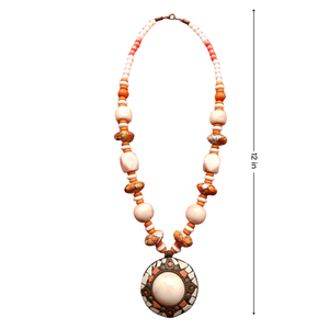 Collar con Colgante de Mosaico Dorado en Forma de Número Geométrico, Cadena de Acero Inoxidable y Aleación, Ideal para Regalo - Product Image 4