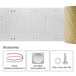 Feuille de LED flexible DC24V Extra Long 2700-6500K Boîte à lumière à coupe libre faisant 528leds CRI90 <span class=keywords><strong>Panneau</strong></span> <span class=keywords><strong>lumineux</strong></span> Projet de bricolage - Product Image 6