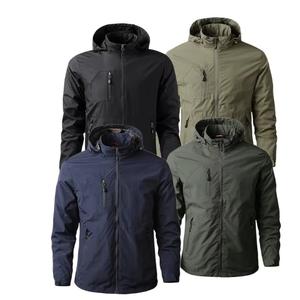 แจ็กเก็ตผ้าบางเข้ารูปสำหรับผู้ชายผ้าฝ้ายโพลีเอสเตอร์ระบายความร้อนระบายอากาศได้สำหรับฤดูหนาว - Product Image 1