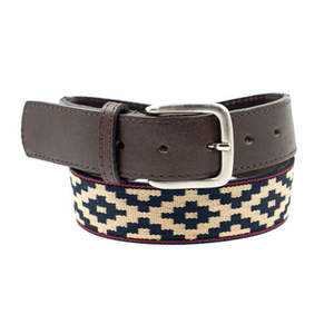 Ceinture en cuir de polo équestre personnalisable pour hommes, boucle à ardillon, cuir pleine fleur, broderie, ceinture de sport, accessoires d'équitation - Product Image 3