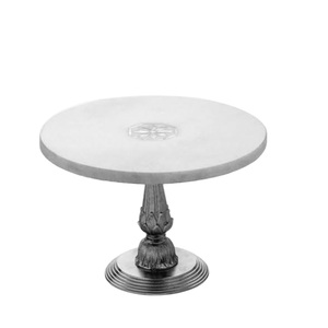 Hand Engraved Decorative Rounded Shape Folding <b>Crystal</b> Beaded 3 Tier Metal Cake Platter <b>Stand</b> In Golden Finish For Home And Used - Product Image 3