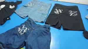 DTG elegante hombres mujeres lana transpirable calle alta cintura elástica corto rasgado Slim Fit apilado pantalón 14oz desvanecido 2026 personalizado - Product Image 6