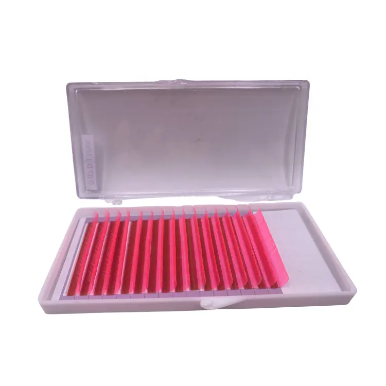 Pink Eyelash Xl Xxl Tray Fast Delivery Handmade Oem Natural Long Packed In Tray Vietnam Manufacturer