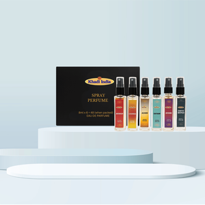 Coffret cadeau d'eau de parfum 50Sent 6x8ml Parfum fruité et frais Écologique Longue durée Style français - Product Image 2