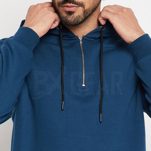 2025 nuevo chándal cómodo de tela con media cremallera para hombre con diseño de moda para ropa de calle elegante - Product Image 6