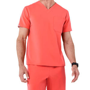 De calidad superior de los hombres Hospital Enfermeras Scrubs de punto de poliéster disponible en todos los colores y tamaños fácil de usar al por mayor - Product Image 1