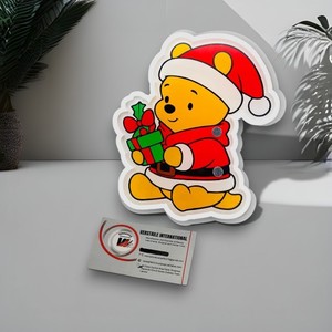 Cils magnétiques en acrylique en forme de diamant, ovale, cœur, papillon, réutilisables, multifonctionnels, pour Noël, marque privée - Product Image 3