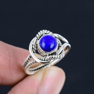 925 Sterling Silver Spinner <b>Ring</b> Lapis Lazuli <b>Ring</b> Handmade Gemstone with Excellent Quality Classic Design for <b>Women</b> <b>Ring</b> - Product Image 2