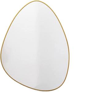 MS INC – miroir mural décoratif en forme de goutte de pluie avec métal doré pour salon, chambre à coucher, bureau - Product Image 5