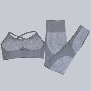 New Yoga Set For Women Seamless Leggings Sports Bra Running Trousers Workout Outfit Fitness Suit Female Gym Clothing Sportwear - Product Image 4