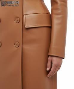 Nouveauté hiver 2025, best-seller, manteau long pour femme, élégant, longueur cheville, pardessus en tricot véritable, respirant - Product Image 6