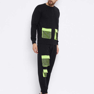 Venta al por mayor de chándal para correr apilados de nuevo diseño para hombres y mujeres chándal reflectante de rayas personalizado chándal para correr apilados - Product Image 4