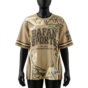 Camiseta de Fútbol Femenina Premium, 180 GSM, Micro Malla de Poliéster que Absorbe la Humedad, Color Beige Arena con Camuflaje, Logotipo Personalizado - Product Image 6