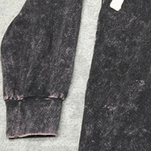 Sudadera Extra Grande con Lavado Ácido Premium para Mujer, Tejido de Felpa para Invierno, Cordones de Contraste en la Parte Delantera, Color Personalizable - Product Image 6