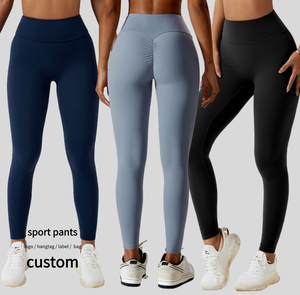 ขายส่งเนยนุ่มออกกําลังกายLeggingsกีฬาออกกําลังกายLegginsยืดกีฬาวิ่งTights Scrunchก้นโยคะLeggings - Product Image 1