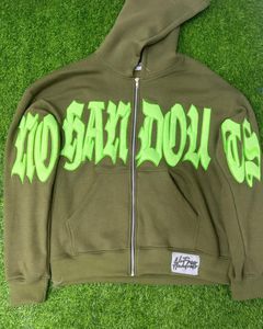 Fabricantes de ropa de aduanas bordar cremallera chándal Vintage ácido lavado Flare pantalones de chándal y sudaderas con capucha chándal hombres - Product Image 1