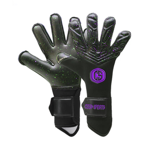 Guantes de Látex Premium con Diseño de Galaxia Negra y Logotipo Azul Impreso, Silicona Inyectada en la Palma, Parte Trasera 3D Transpirable y Ajustable para Exteriores - Product Image 3