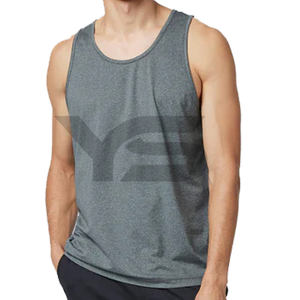 Hot Sale High Quality Cotton Men's Gym <b>Workout</b> <b>Tank</b> <b>Top</b> Custom Logo Singlet Muscle Shirt Quick Dry Plus Size Stringer Print - Product Image 4