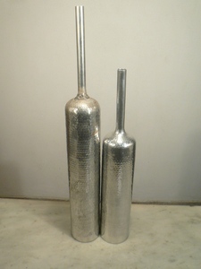 แจกันดอกไม้โลหะสีดำตกแต่งบ้านกระถางดอกไม้ตกแต่งห้อง - Product Image 5