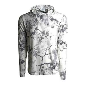 Camisas de pesca con capucha para hombre, diseño personalizado, Color de camuflaje, manga larga personalizada, UPF 50, camisas de pesca con capucha, rendimiento - Product Image 1